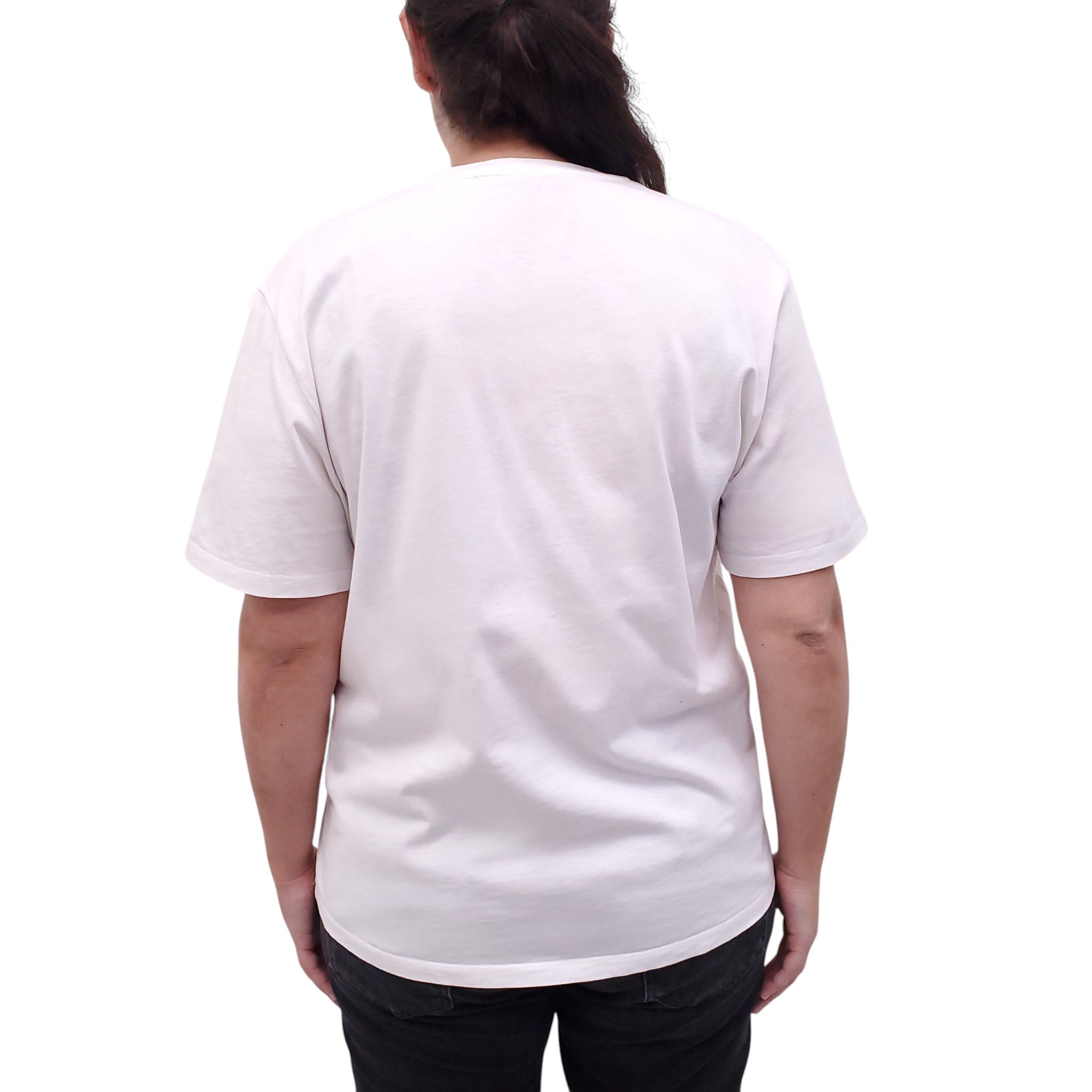 STELLA MCCARTNEY WHITE 2001 LOGO T-SHIRT - SIZE 42