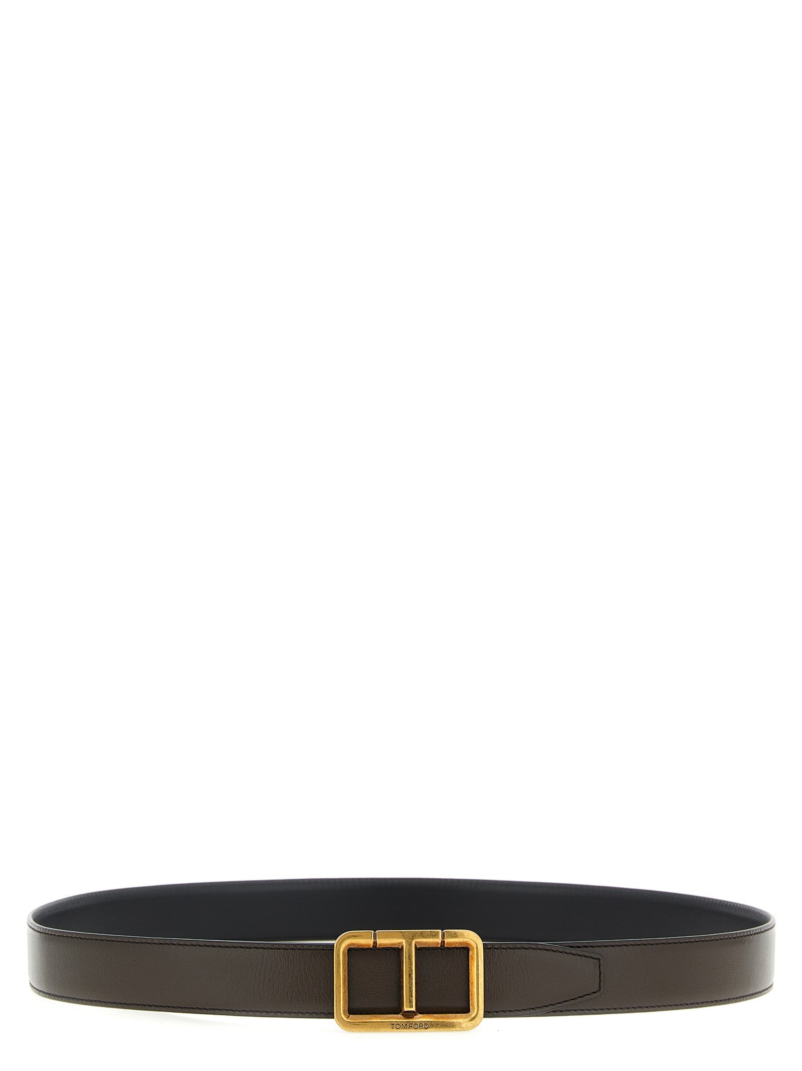 Tom Ford Men Reversible Belt Antique Buckle