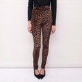 THE ATTICO CHEETAH VELVET TROUSERS - SIZE 42