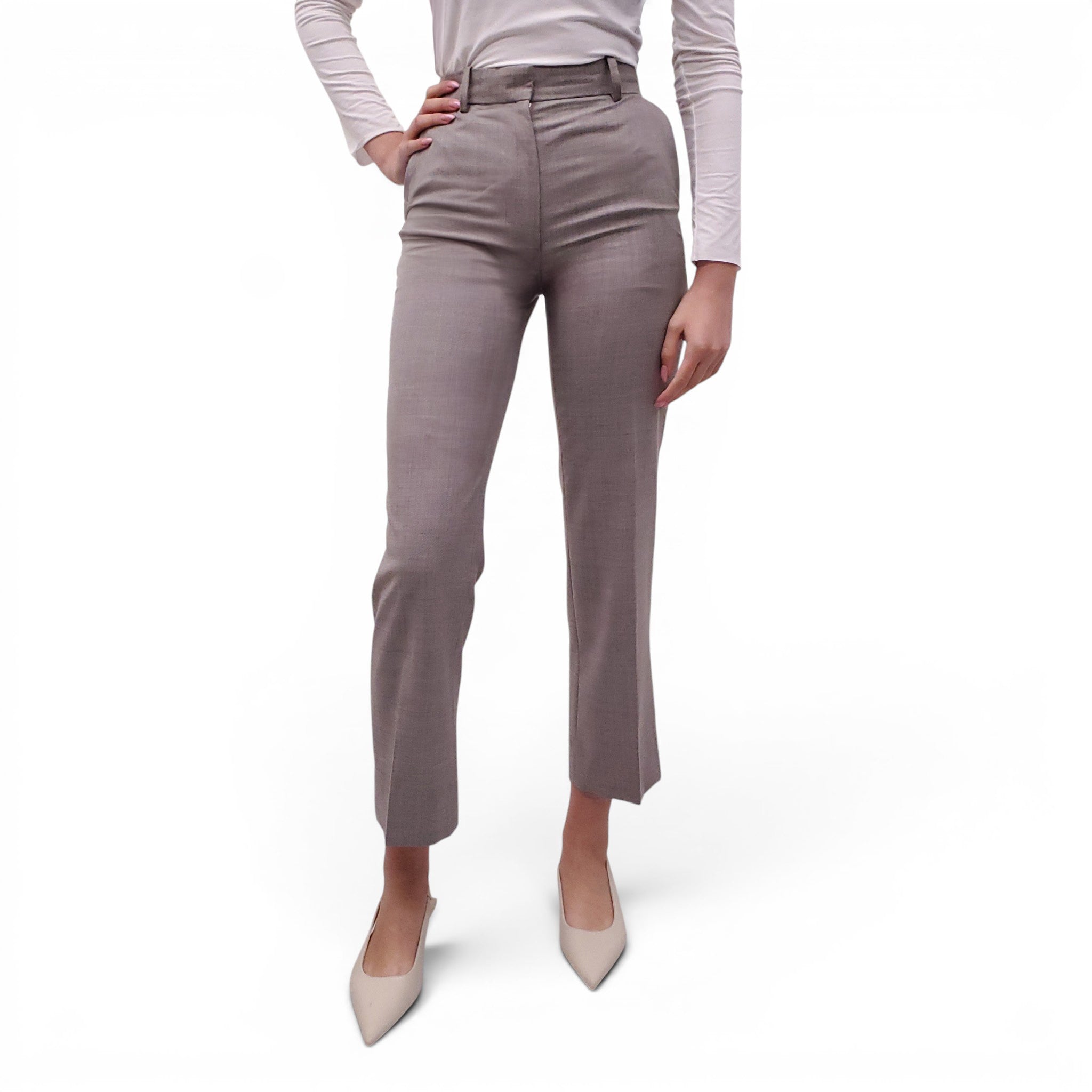 THE ROW GREY BLAZER AND PANT SUIT - SIZE 2