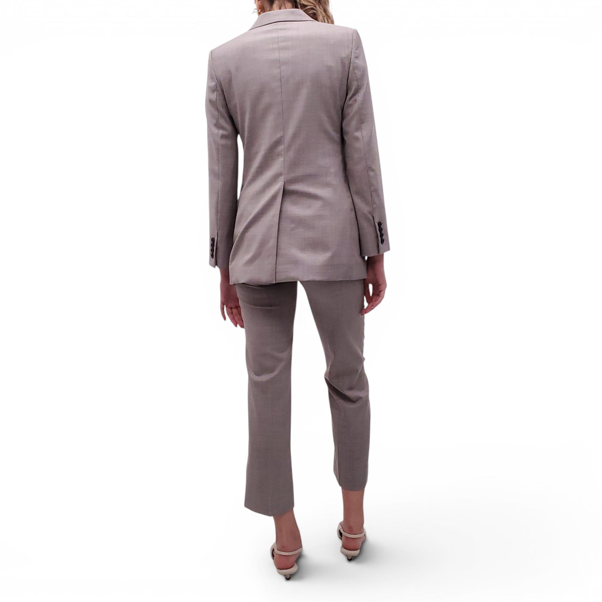 THE ROW GREY BLAZER AND PANT SUIT - SIZE 2