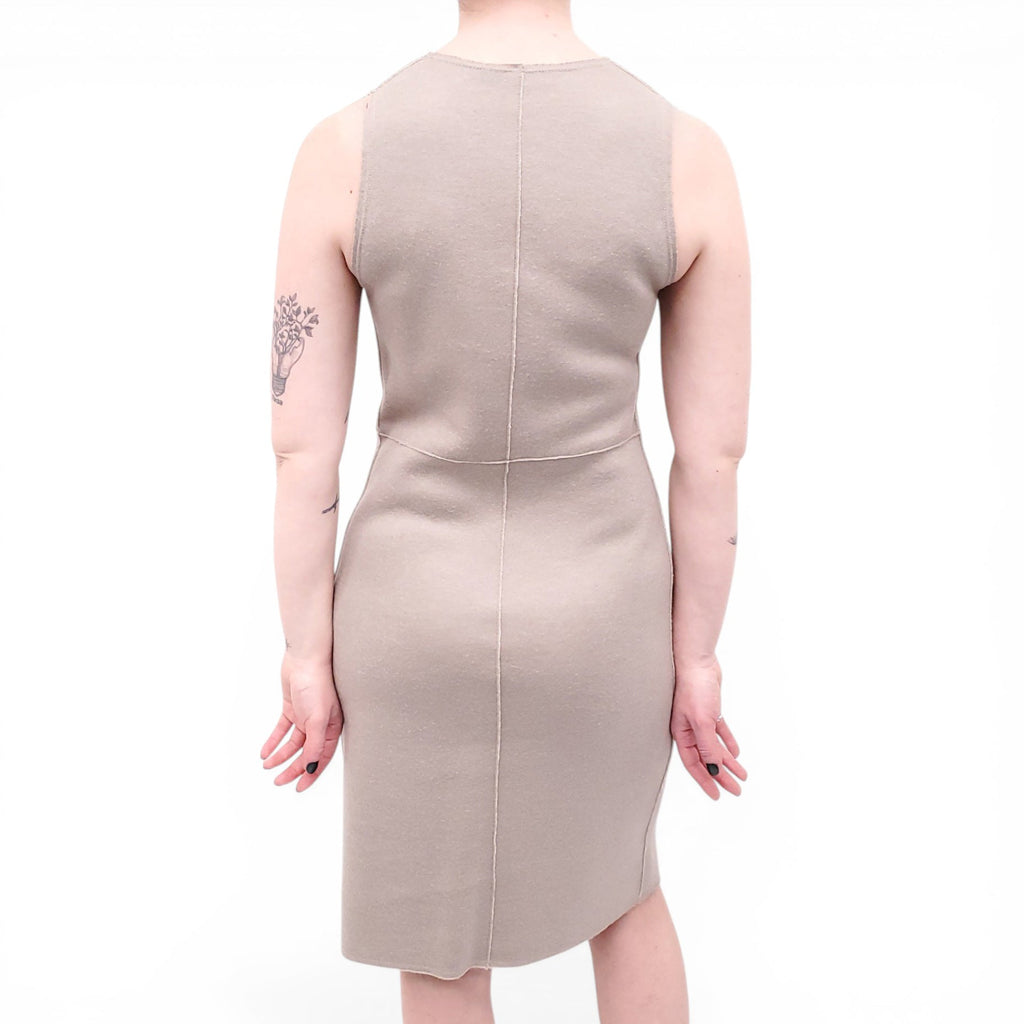 THE ROW TAUPE DRESS SET WITH MATCHING JACKET - SIZE 6