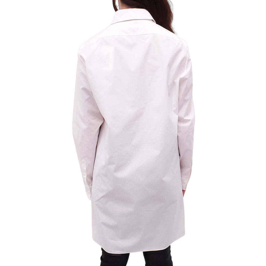 THE ROW WHITE BUTTON UP SHIRT - SIZE 10