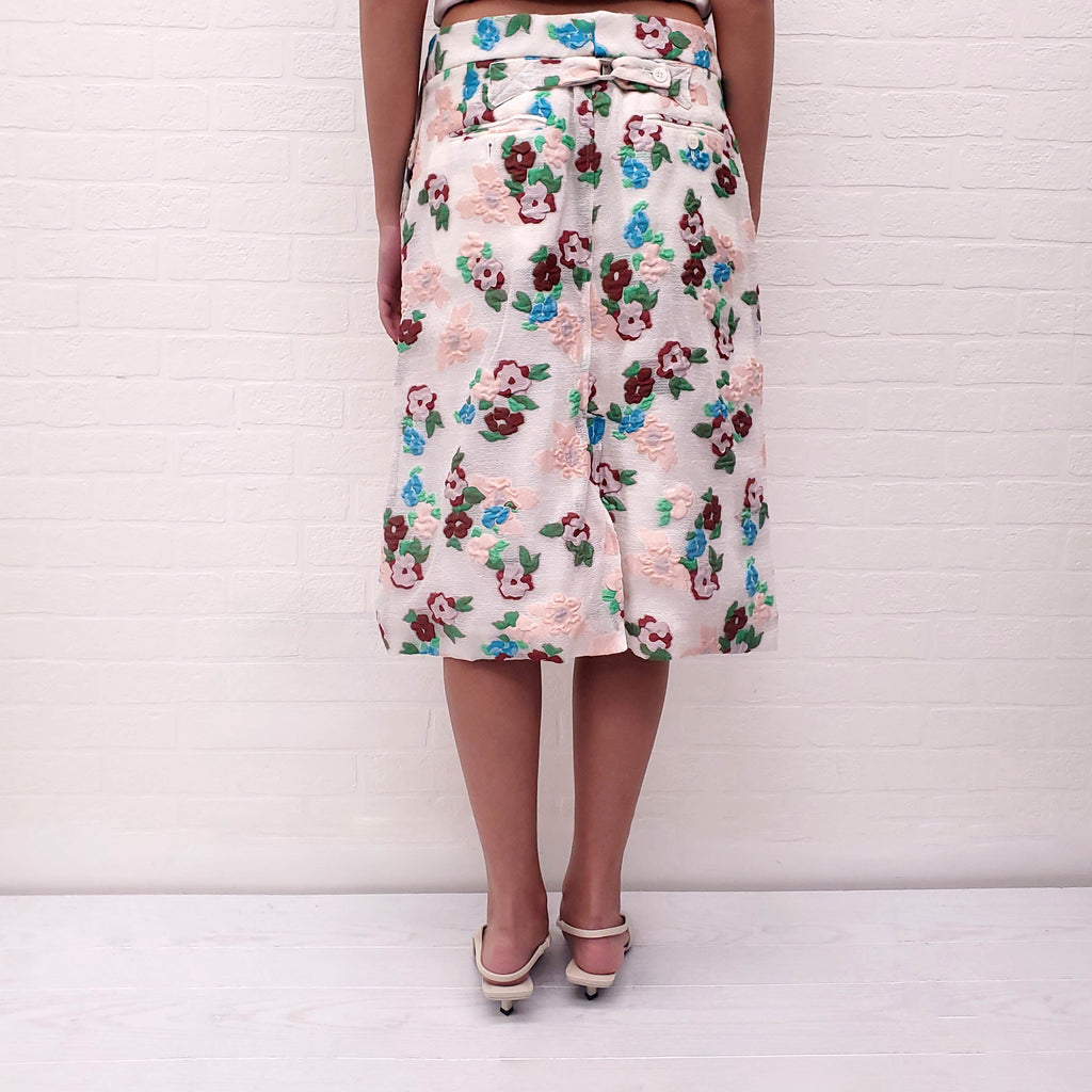 THOM BROWNE FLORAL SKIRT - SIZE 42