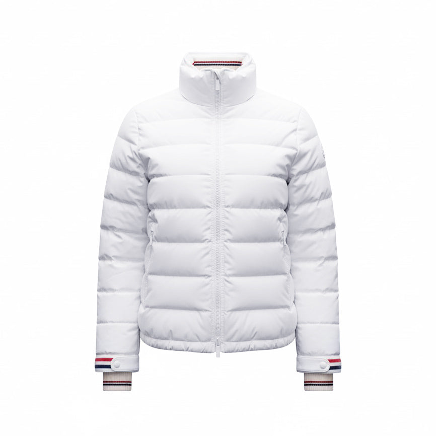THOM BROWNE WHITE DOWN PUFFER JACKET - SIZE 42
