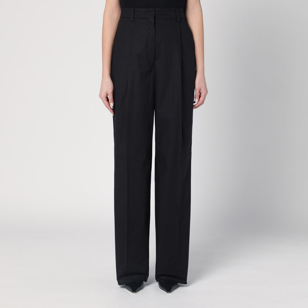 Thelatest Wide Black Axel Trousers Women