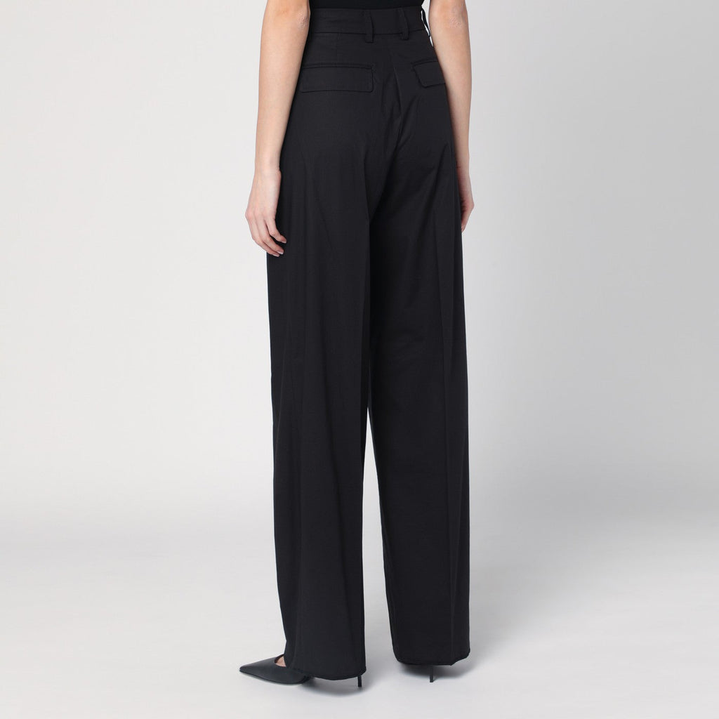 Thelatest Wide Black Axel Trousers Women