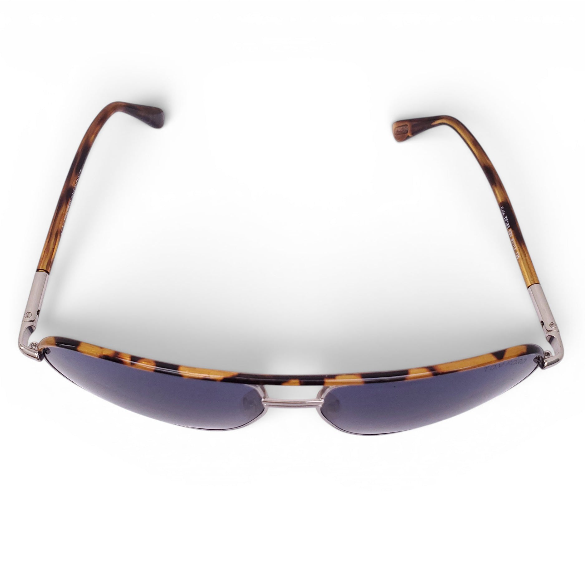 TOM FORD AVIATOR SUNGLASSES WITH TORTOISE SHELL DETAIL