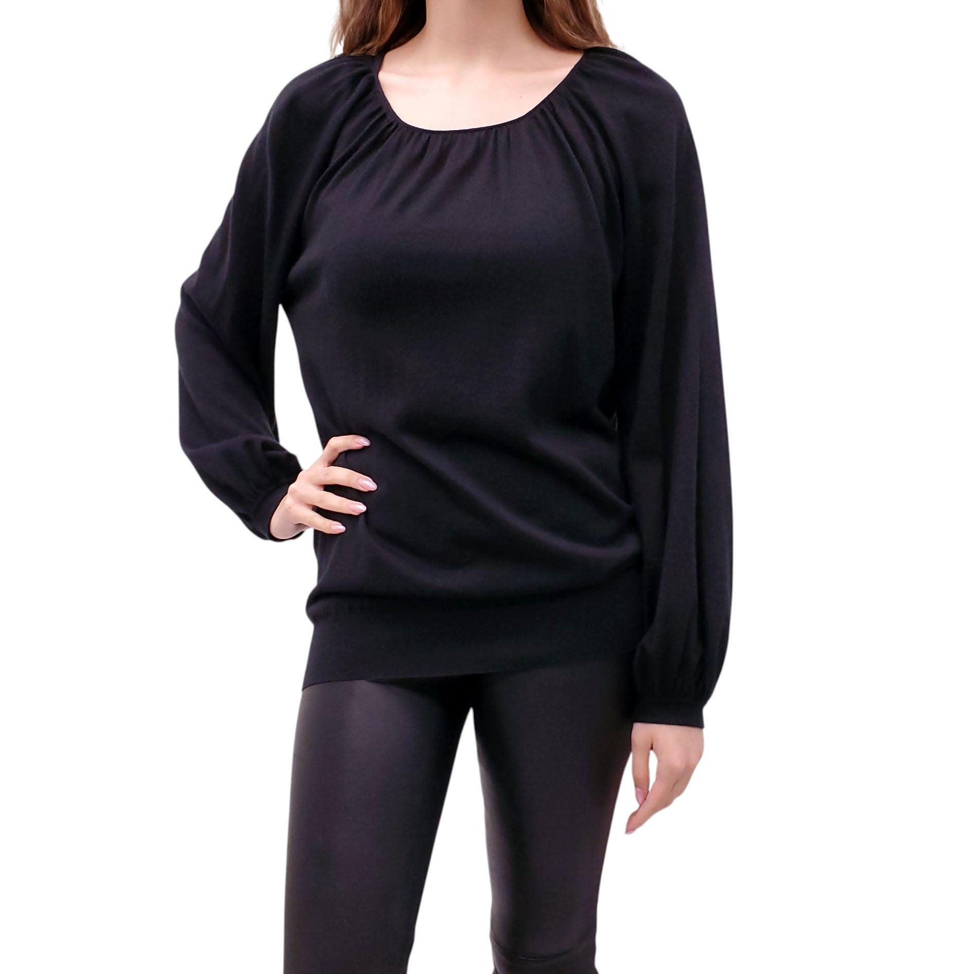 TOM FORD BLACK SWEATER - SIZE S