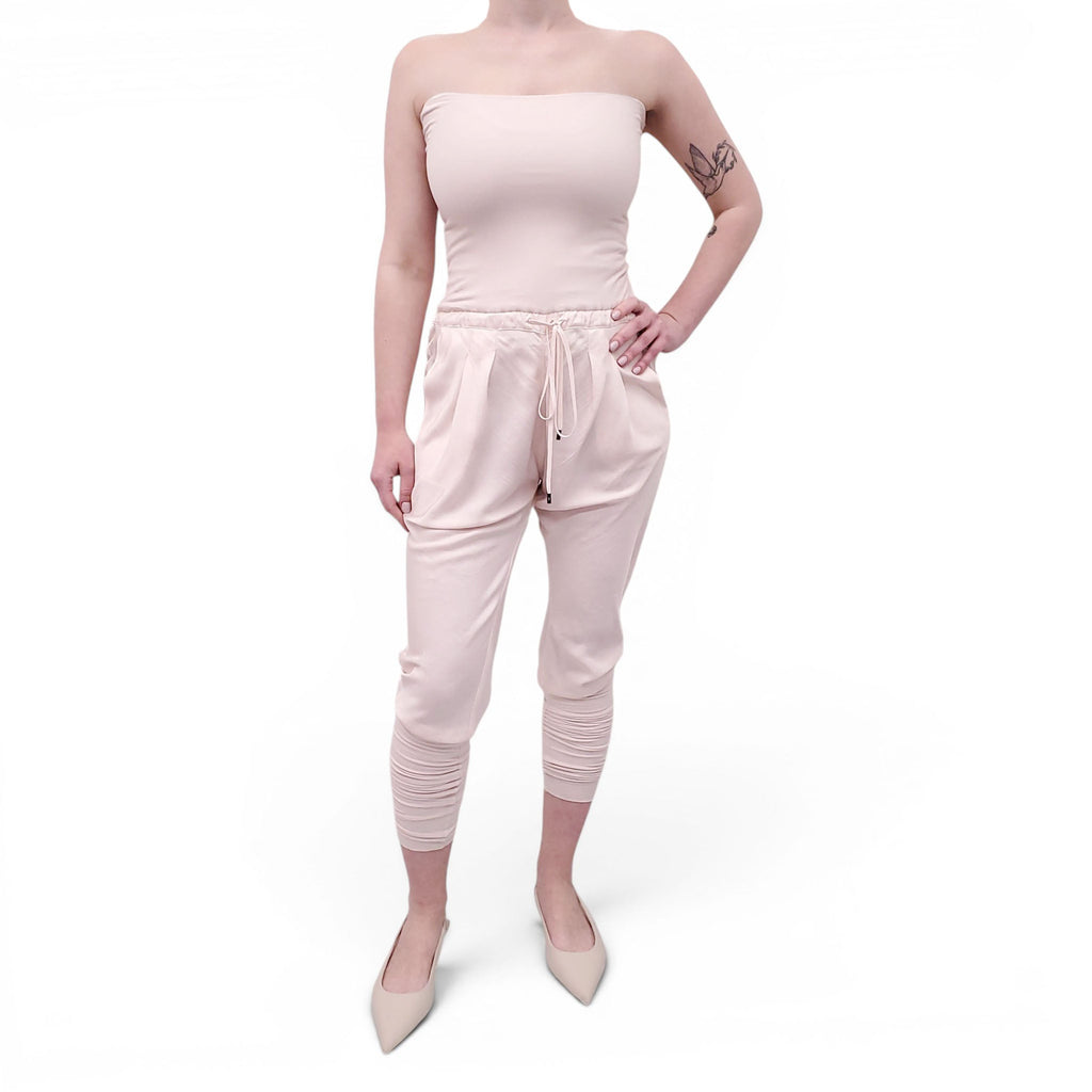 TOM FORD BLUSH PINK SILK PANTS - SIZE 40