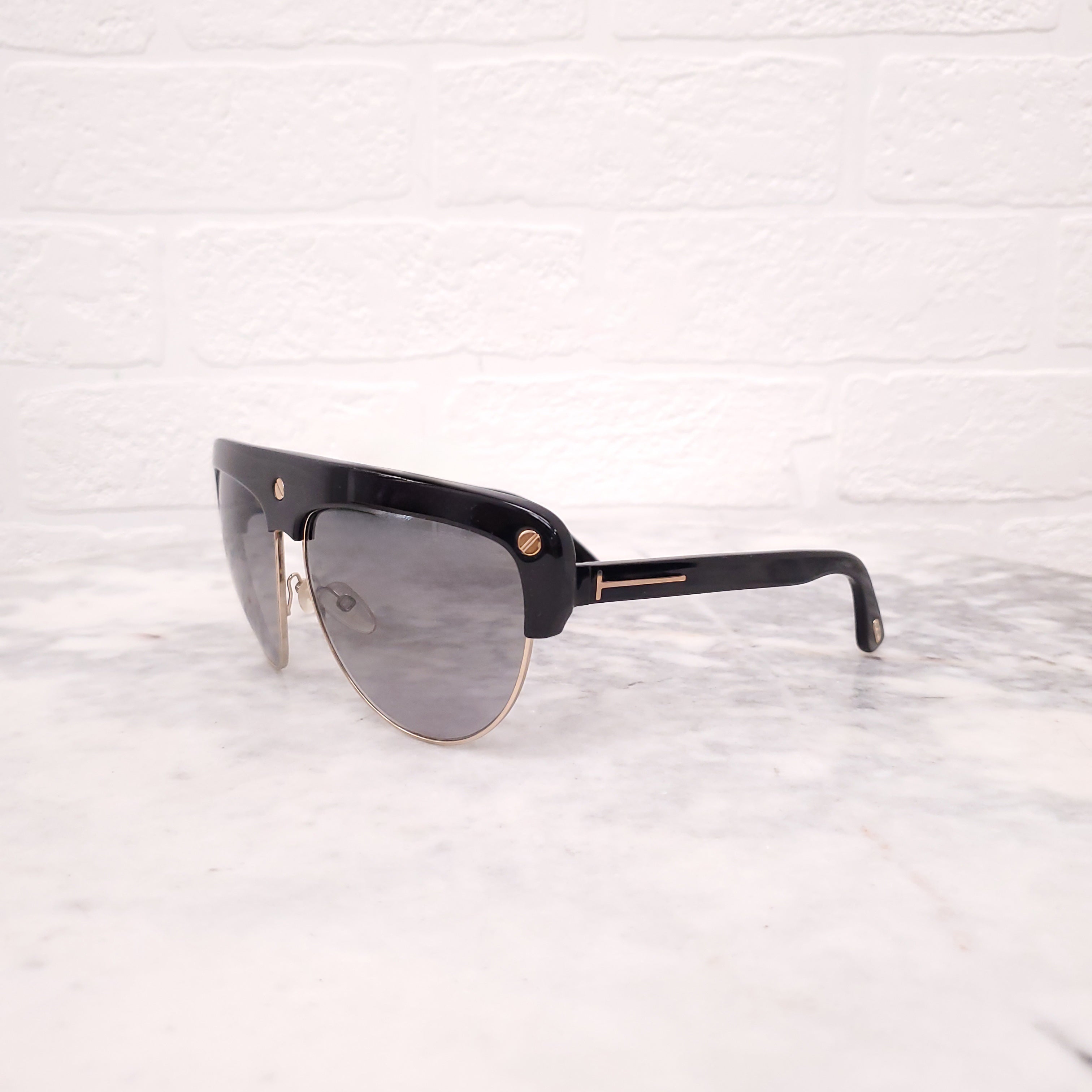 TOM FORD 'LIANE' SHIELD SUNGLASSES