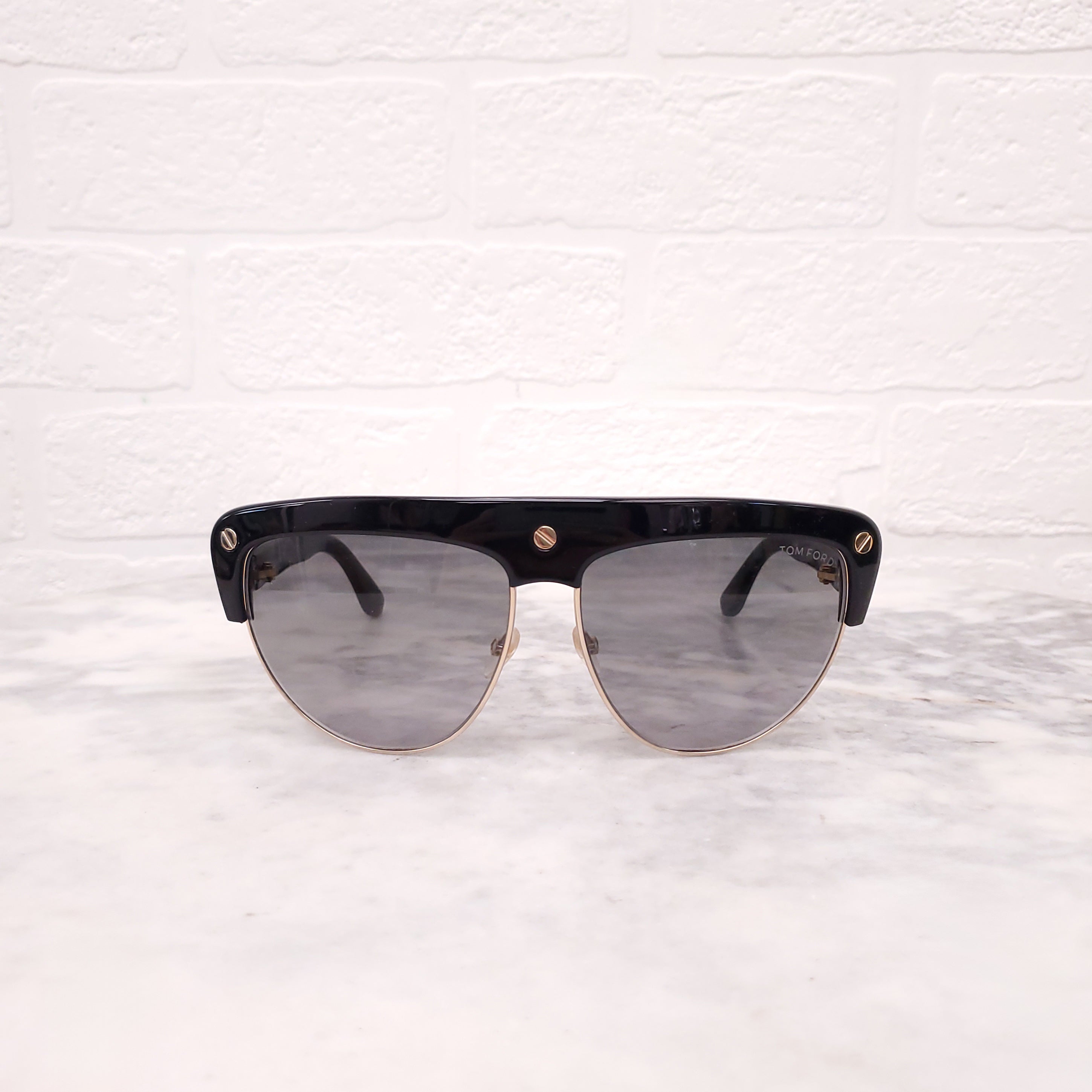 TOM FORD 'LIANE' SHIELD SUNGLASSES