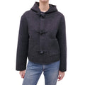 TOTEME OVERSIZED GREY FELTED DUFFLE JACKET - SIZE 32