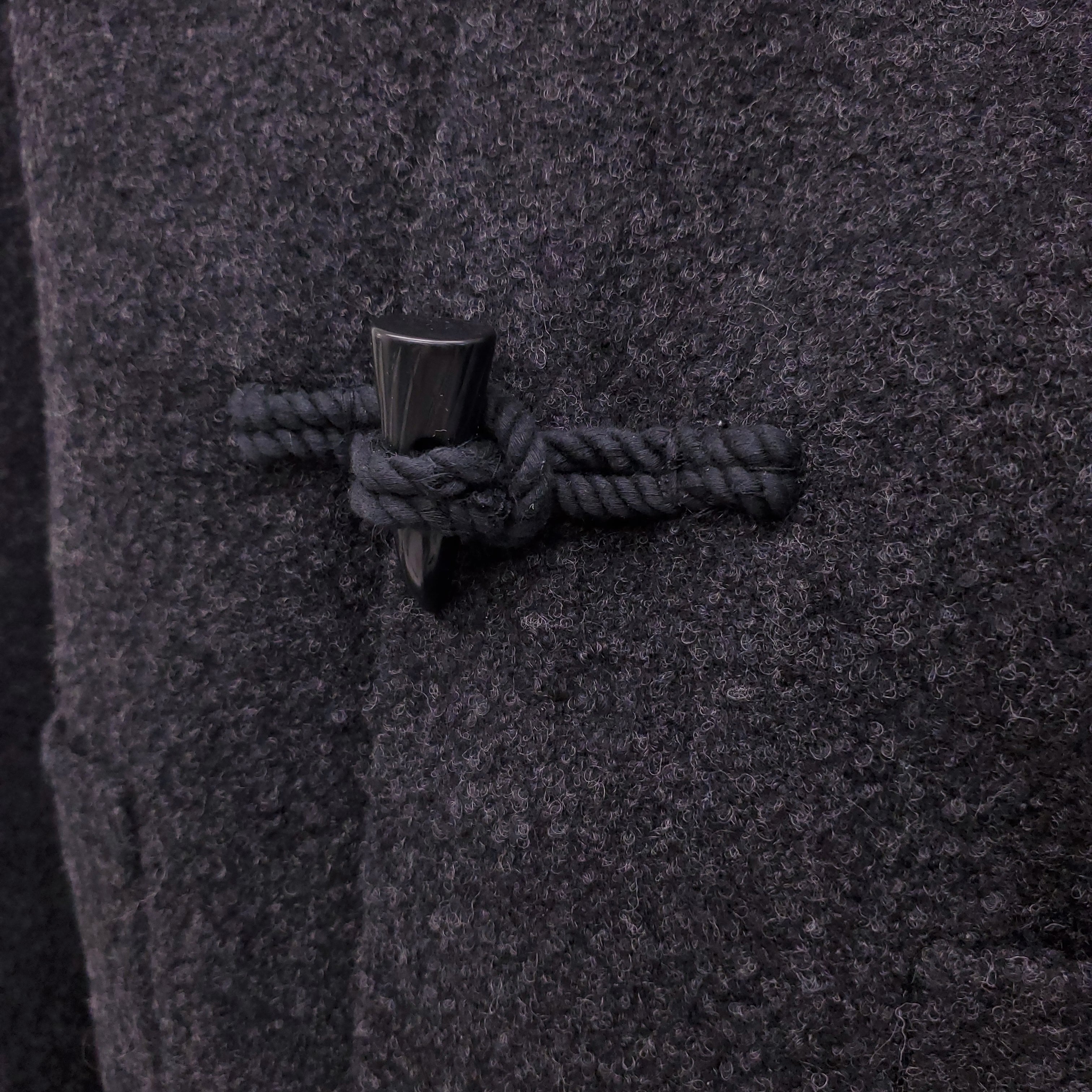 TOTEME OVERSIZED GREY FELTED DUFFLE JACKET - SIZE 32