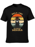 Only You Can Prevent Drama Llama Graphic T-Shirt