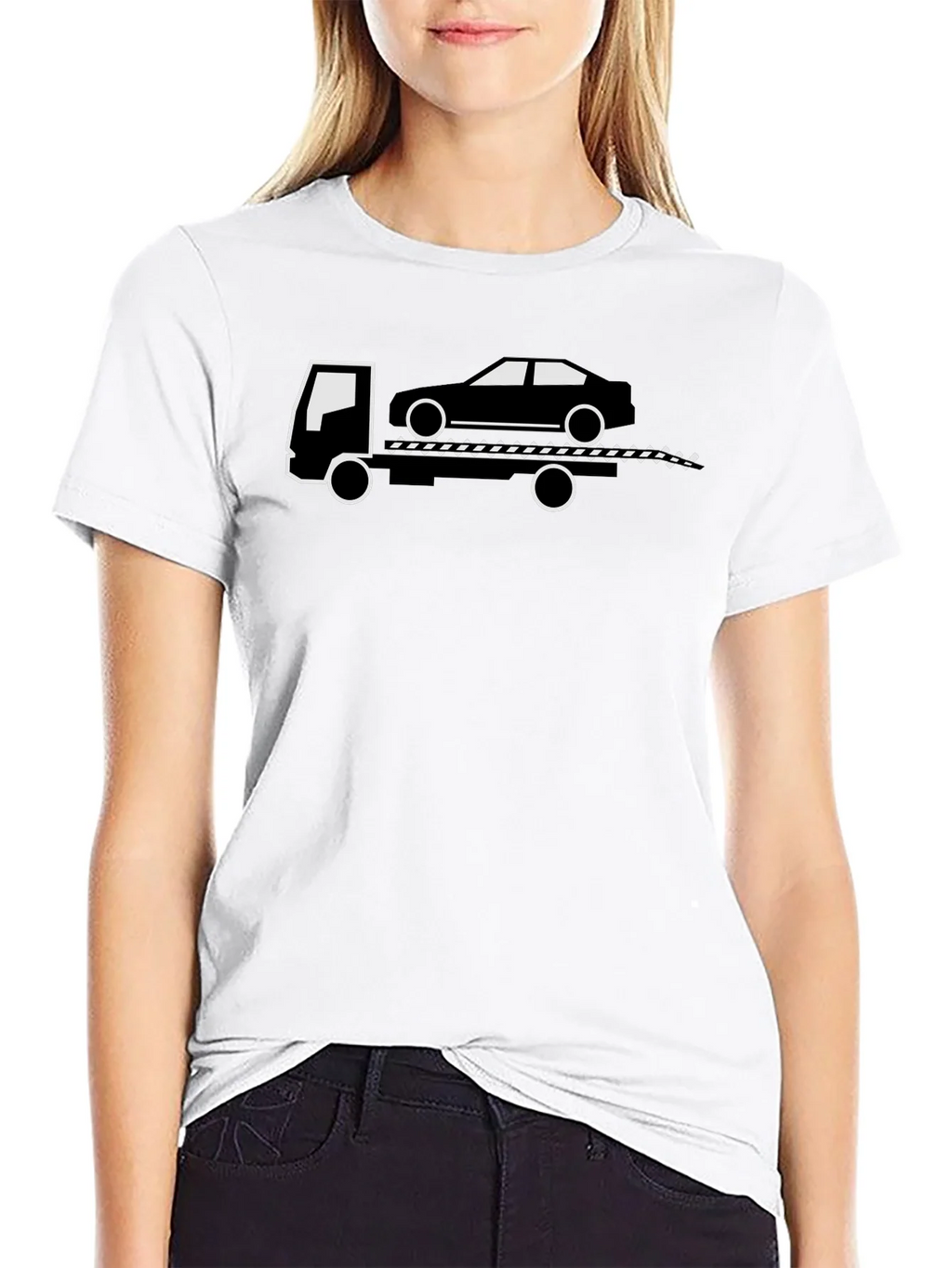 Tow Truck T-Shirt - Car Hauler Tee