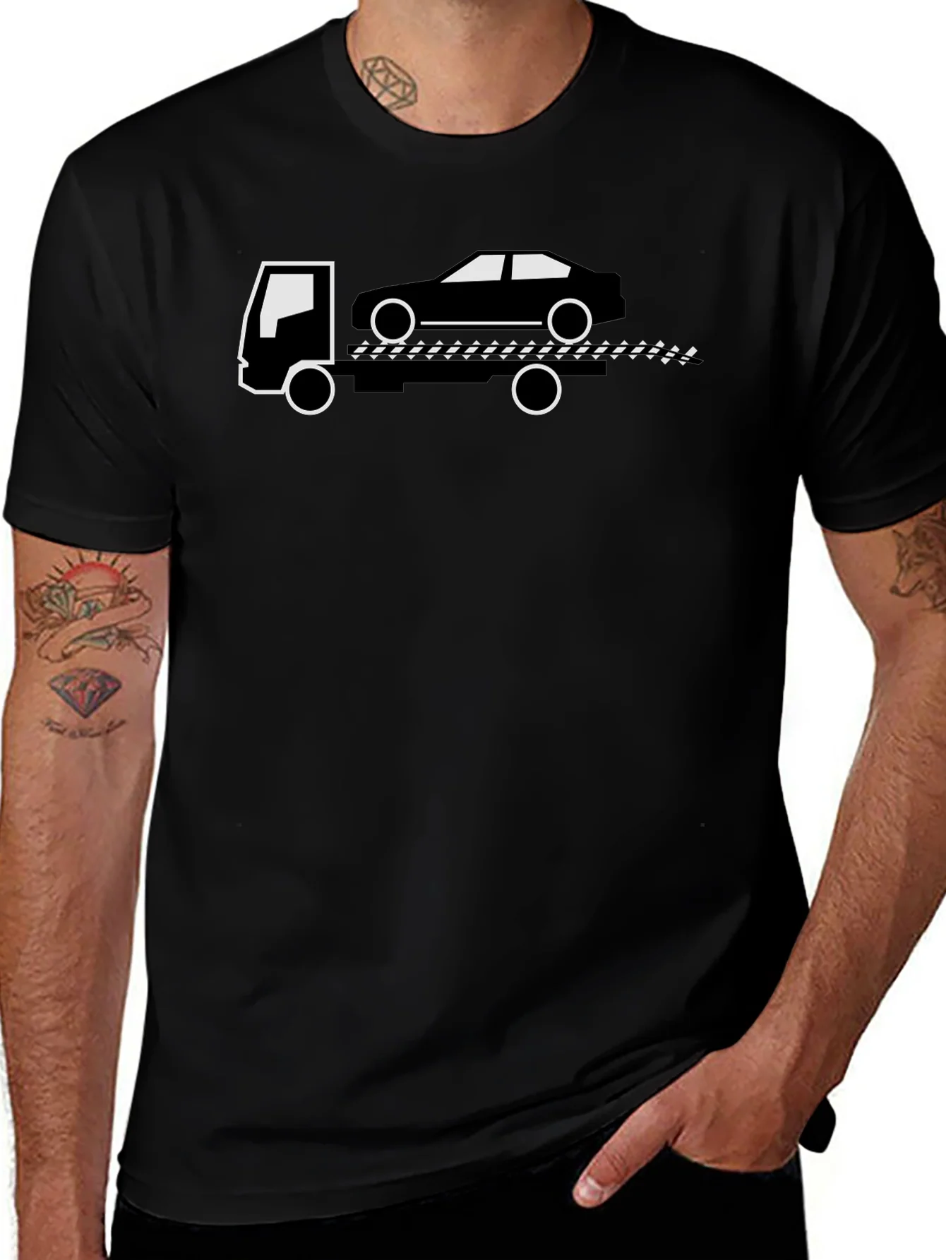 Tow Truck T-Shirt - Car Hauler Tee