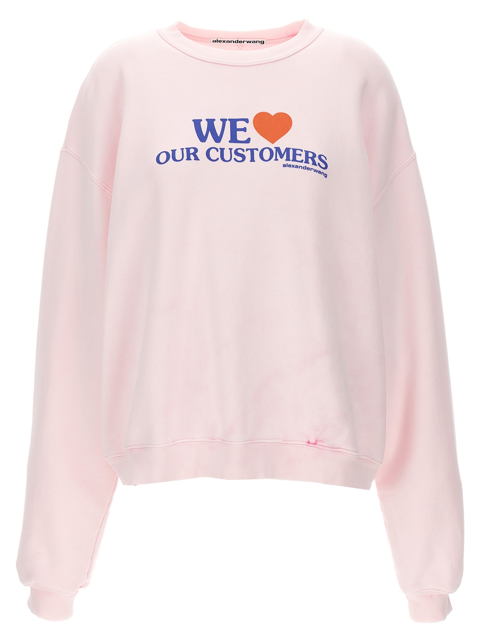 Alexander Wang Women 'We Love Our Customers' Sweatshirt