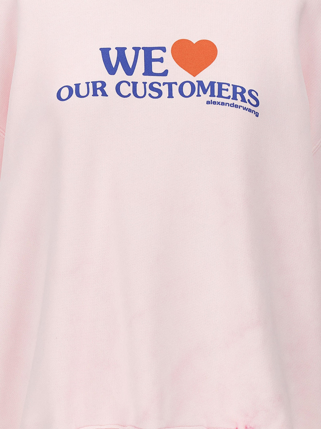 Alexander Wang Women 'We Love Our Customers' Sweatshirt