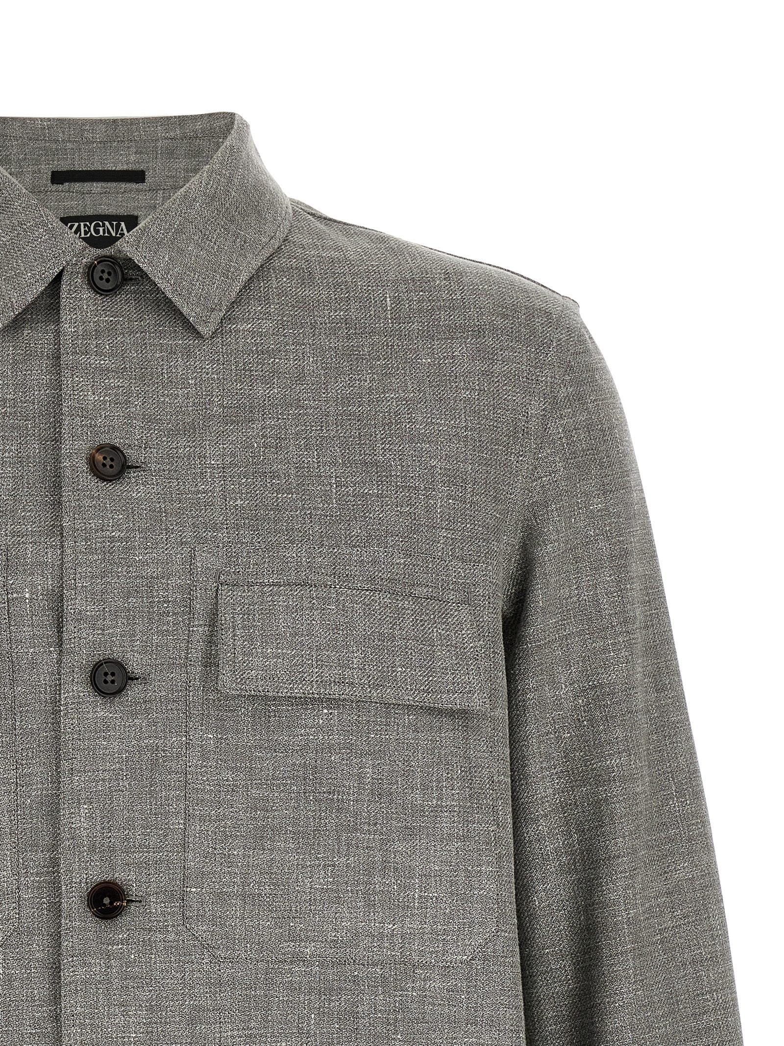 Zegna Men 'Crossover' Overshirt