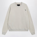 Prada Talc-Colored Cotton Fleece Sweatshirt Men