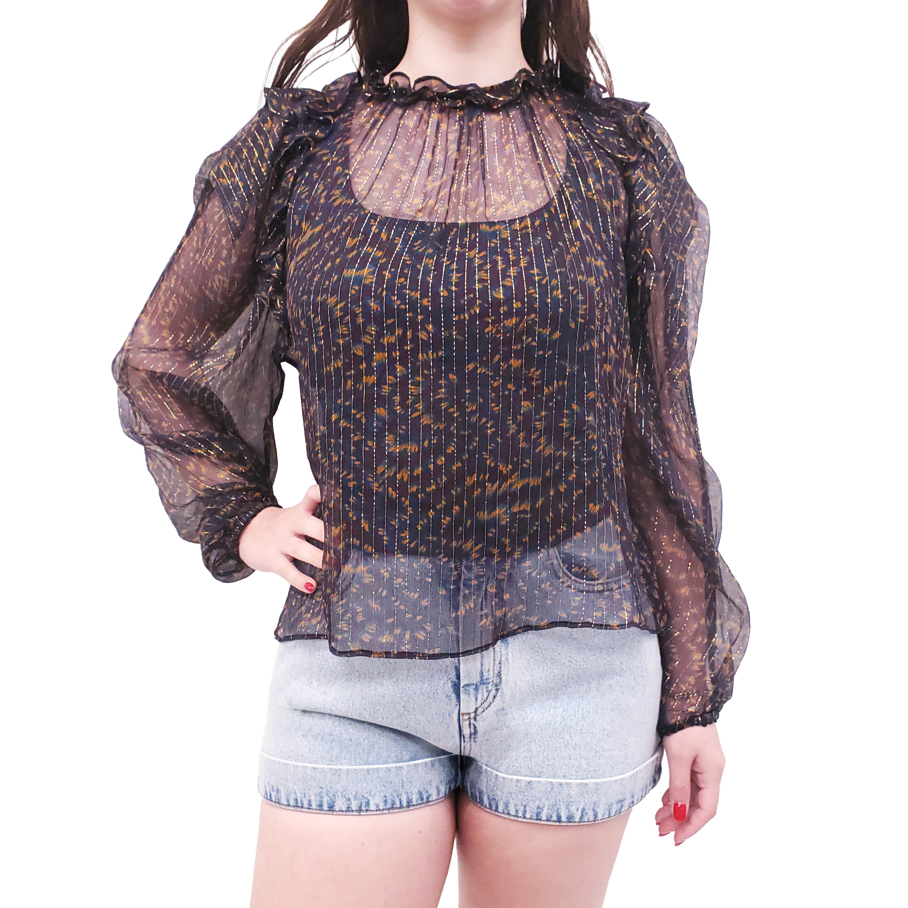 ULLA JOHNSON 'ELVIA' BLOUSE - SIZE 4