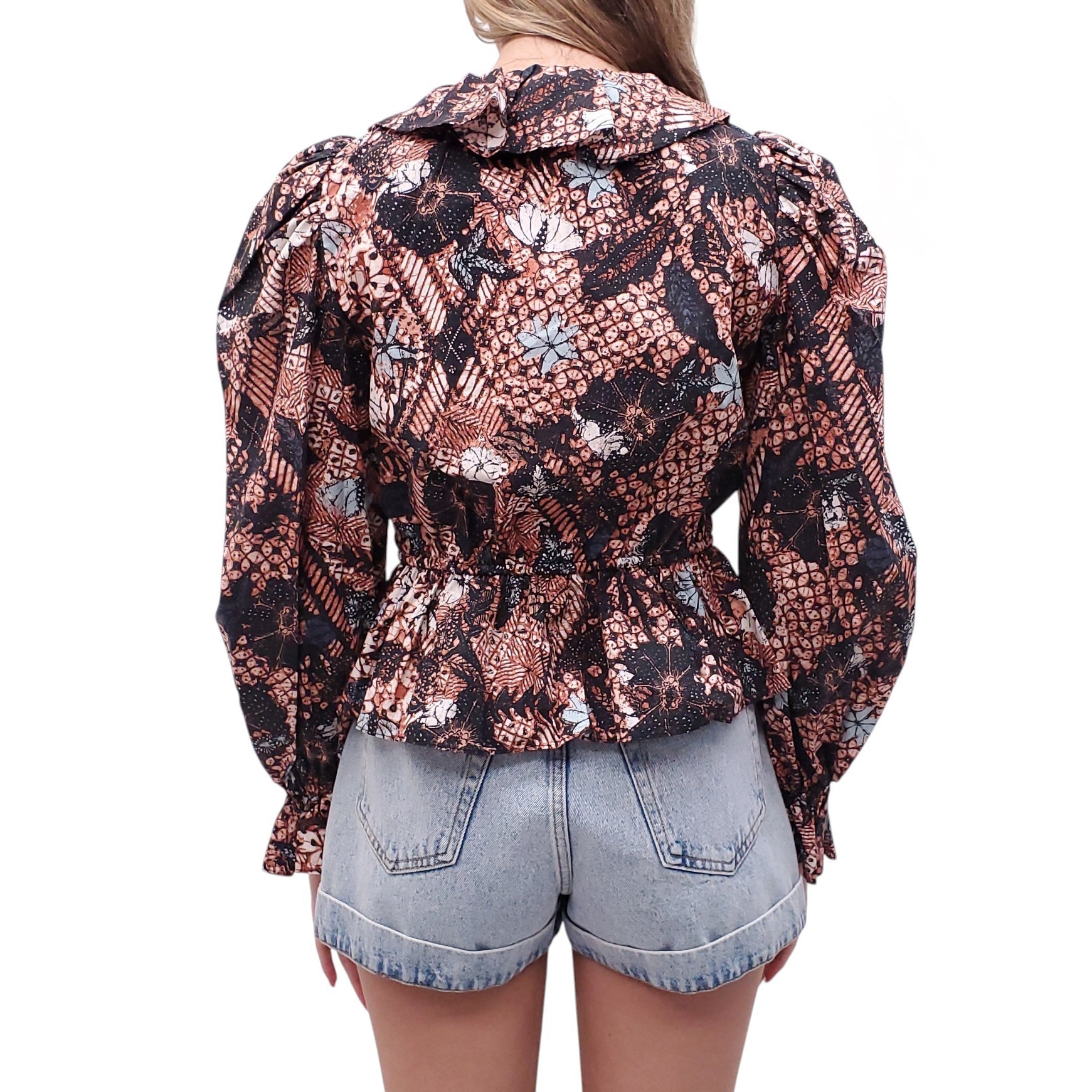 ULLA JOHNSON 'KALILA' BLOUSE - SIZE 8