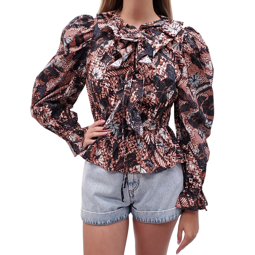 ULLA JOHNSON 'KALILA' BLOUSE - SIZE 8