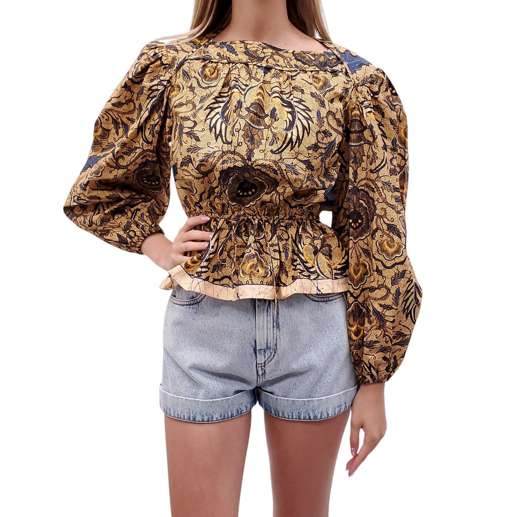 ULLA JOHNSON 'MIREYA' BLOUSE - SIZE 4