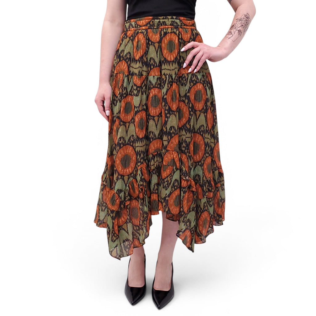 ULLA JOHNSON 'VARISHA' SKIRT IN 'NOCTURNE' - SIZE 4