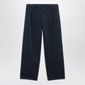 Prada Blue Cotton Trousers Men