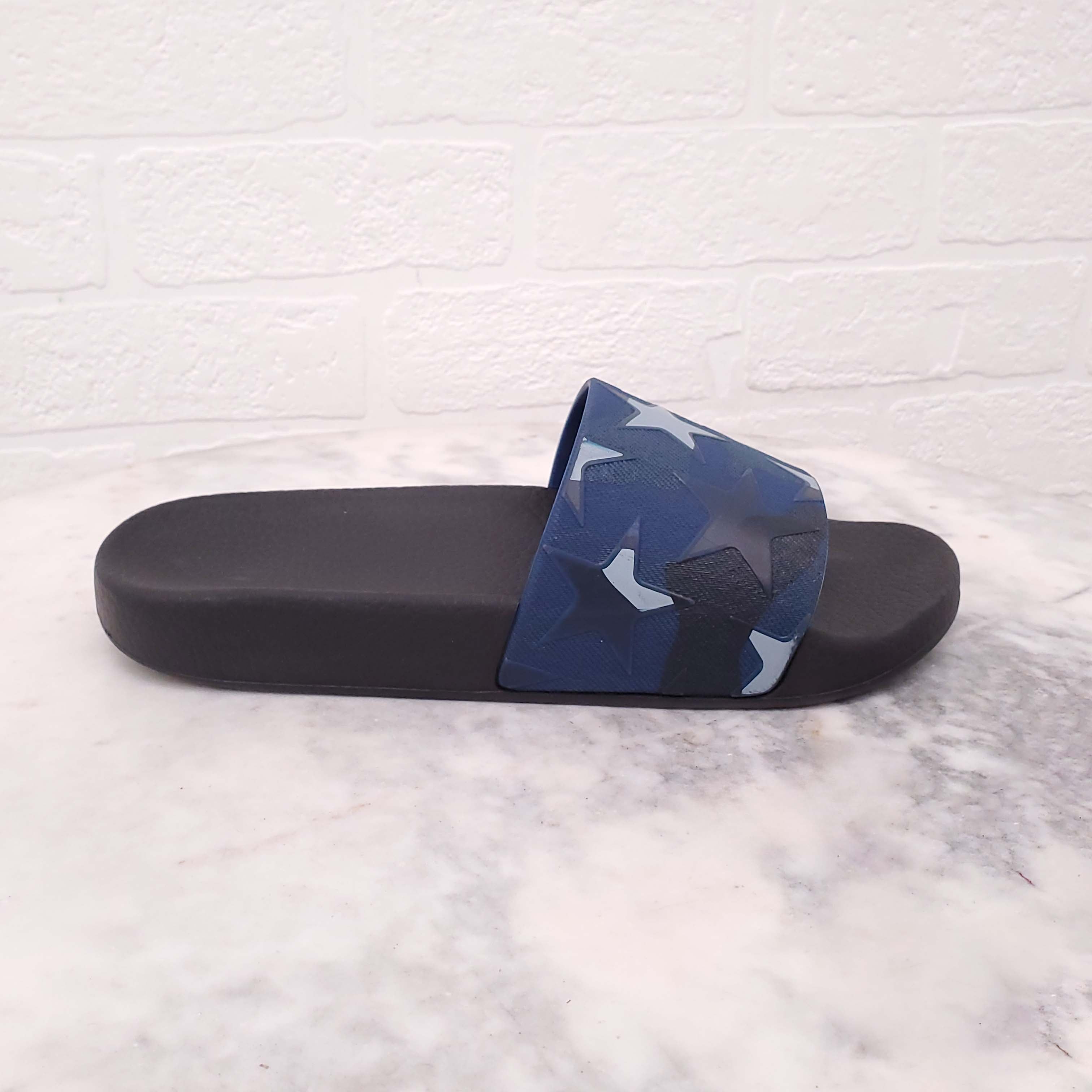 VALENTINO NAVY STAR SLIDES - SIZE 37
