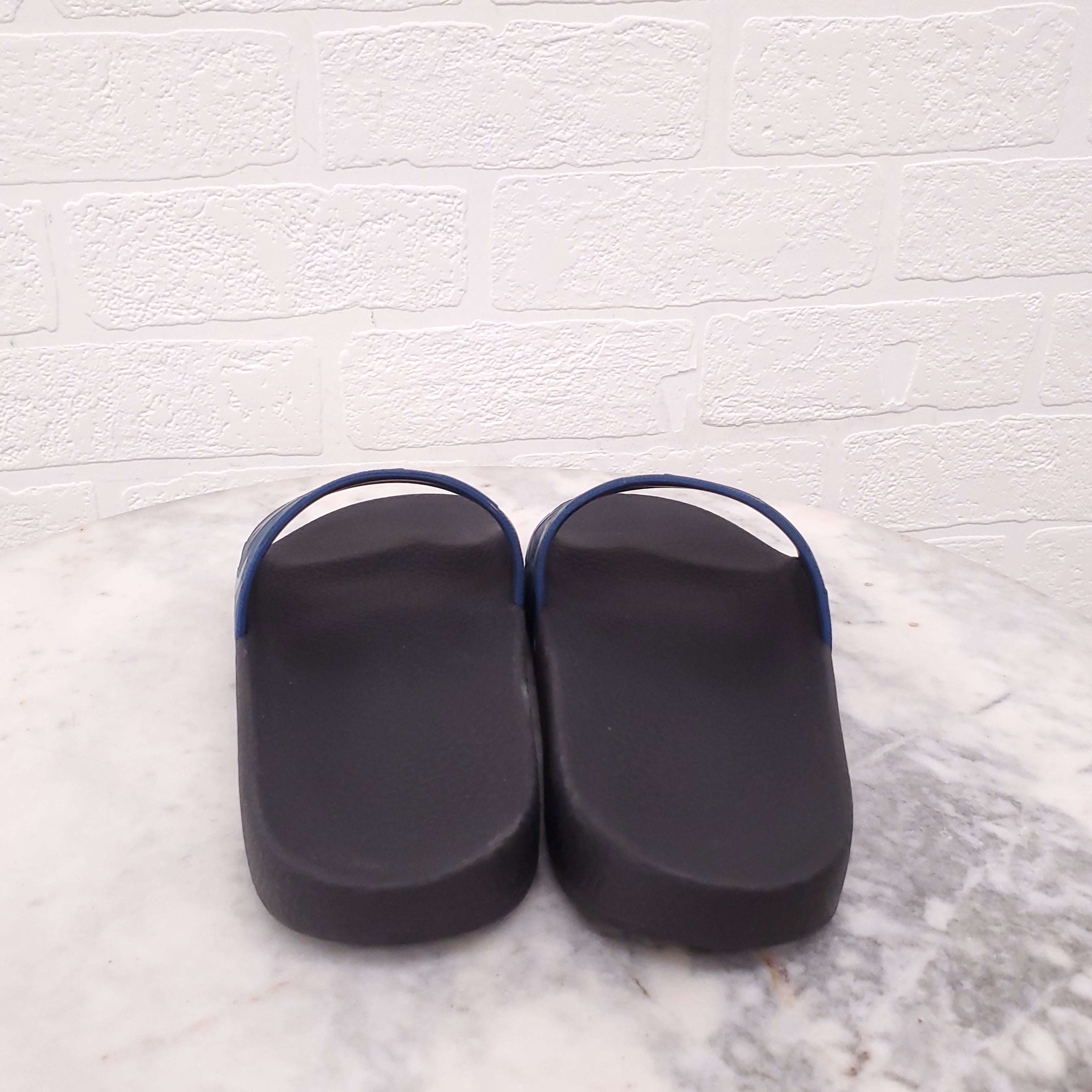 VALENTINO NAVY STAR SLIDES - SIZE 37