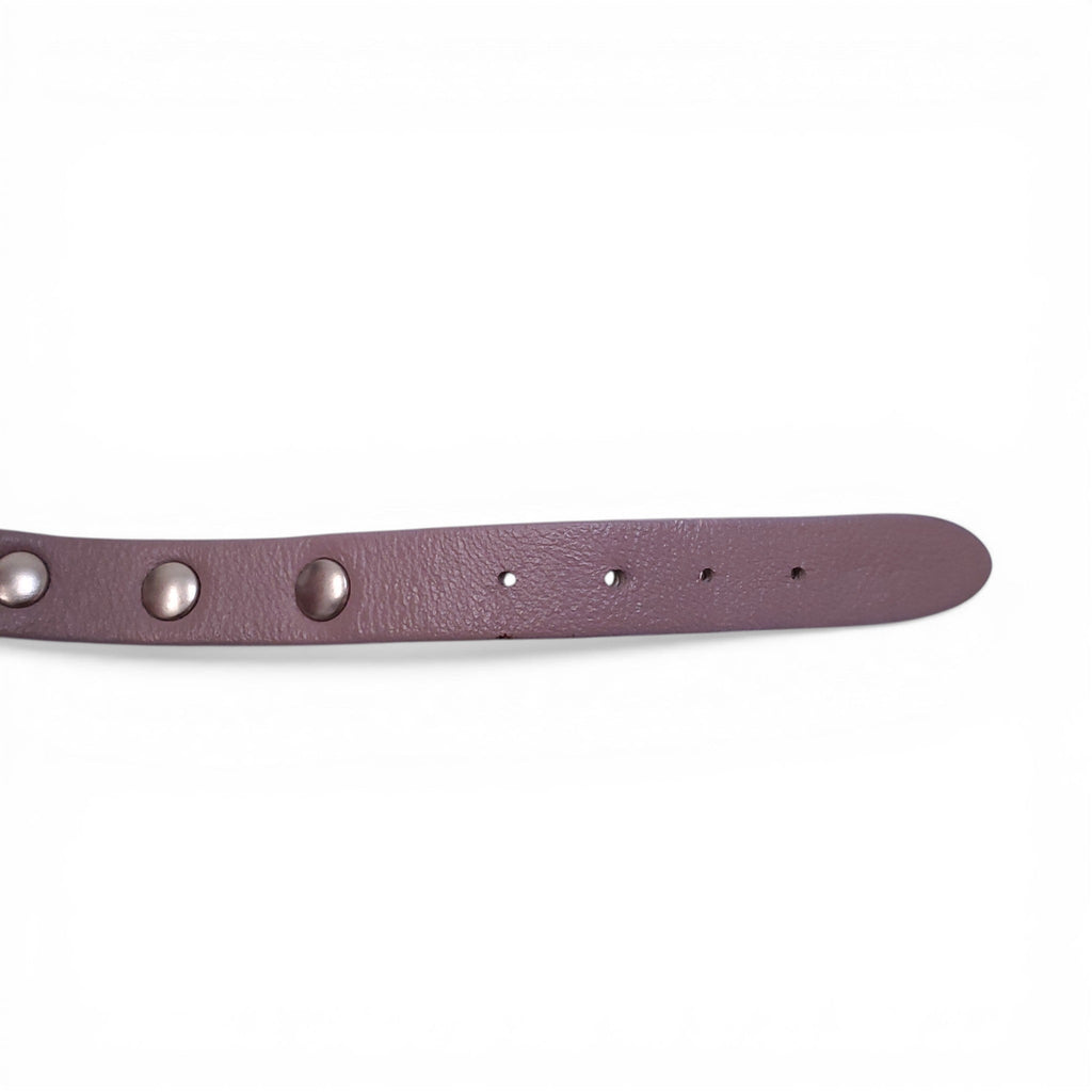 VALENTINO PINK ROCKSTUD LEATHER BRACELET