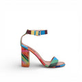 VALENTINO RAINBOW BLOCK HEELS - SIZE 39.5