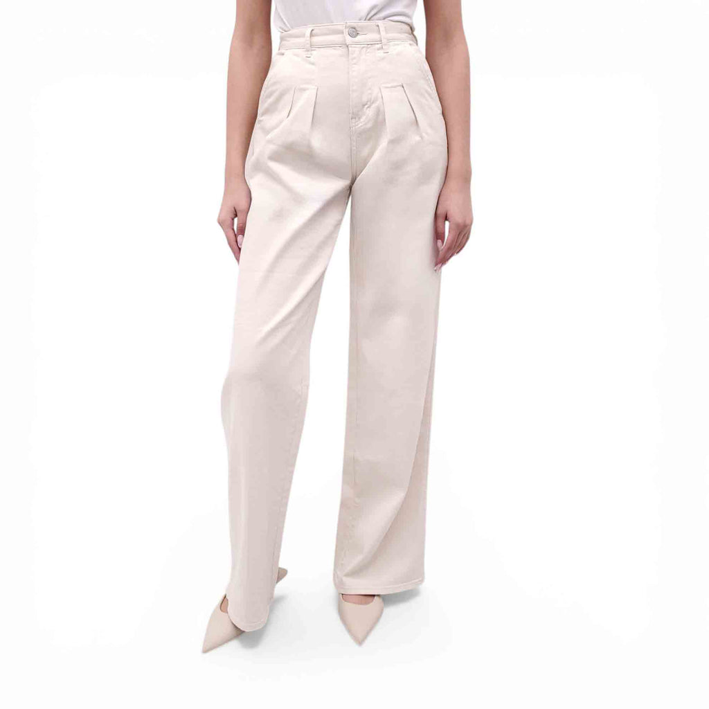 VERONICA BEARD 'MIA' WIDE LEG DOUBLE PLEATED JEANS - SIZE 24
