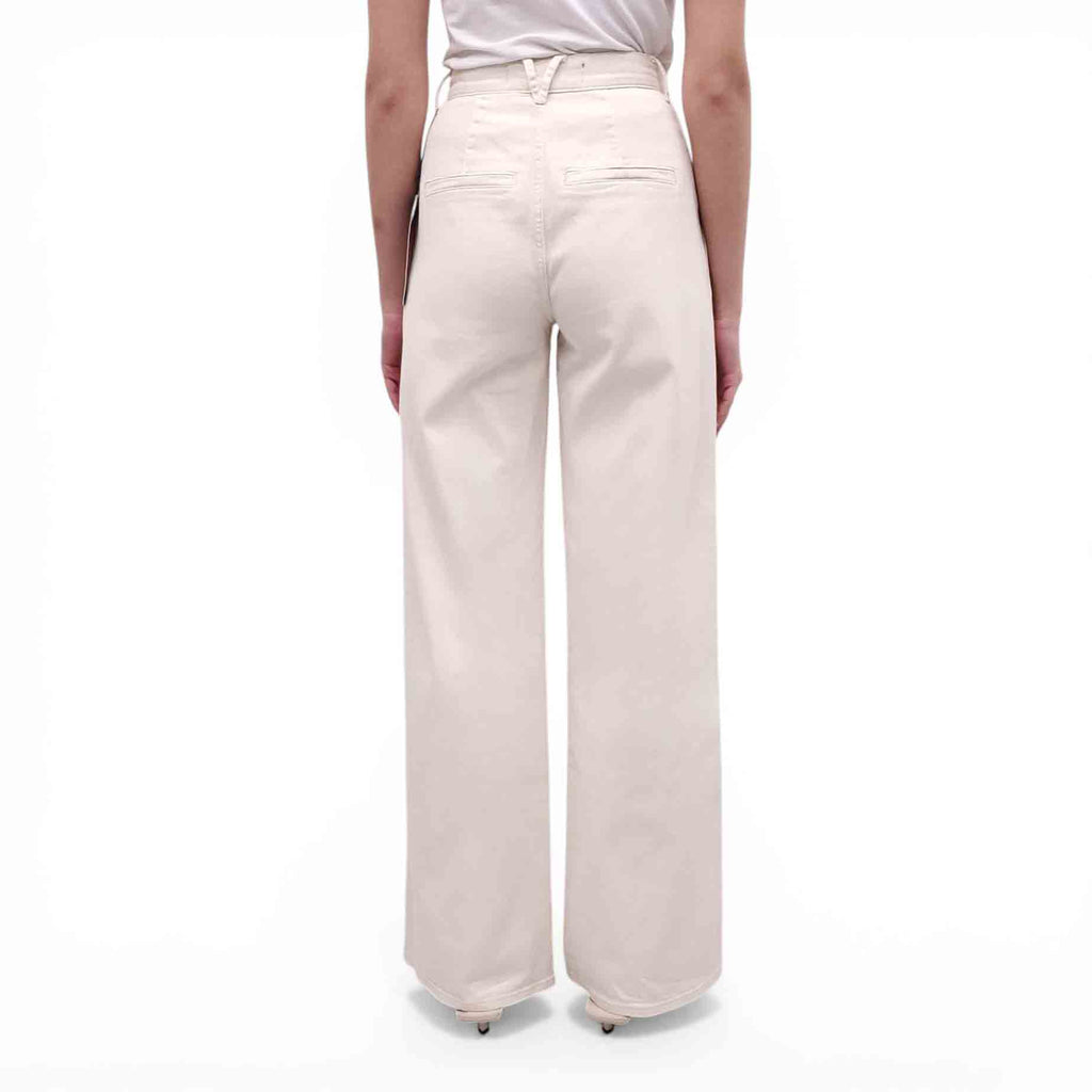 VERONICA BEARD 'MIA' WIDE LEG DOUBLE PLEATED JEANS - SIZE 24