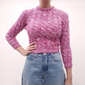 VERSACE PINK SWEATER - SIZE XXS