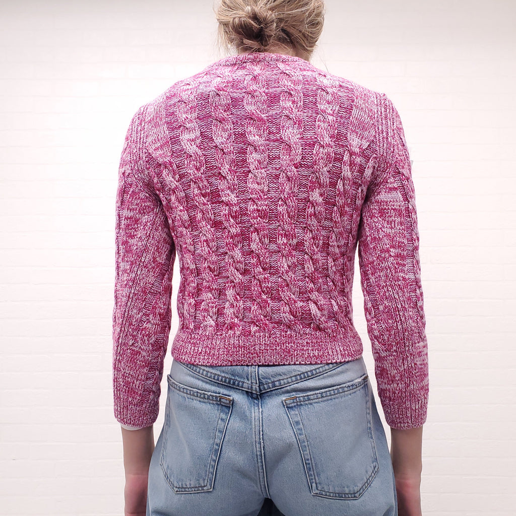VERSACE PINK SWEATER - SIZE XXS