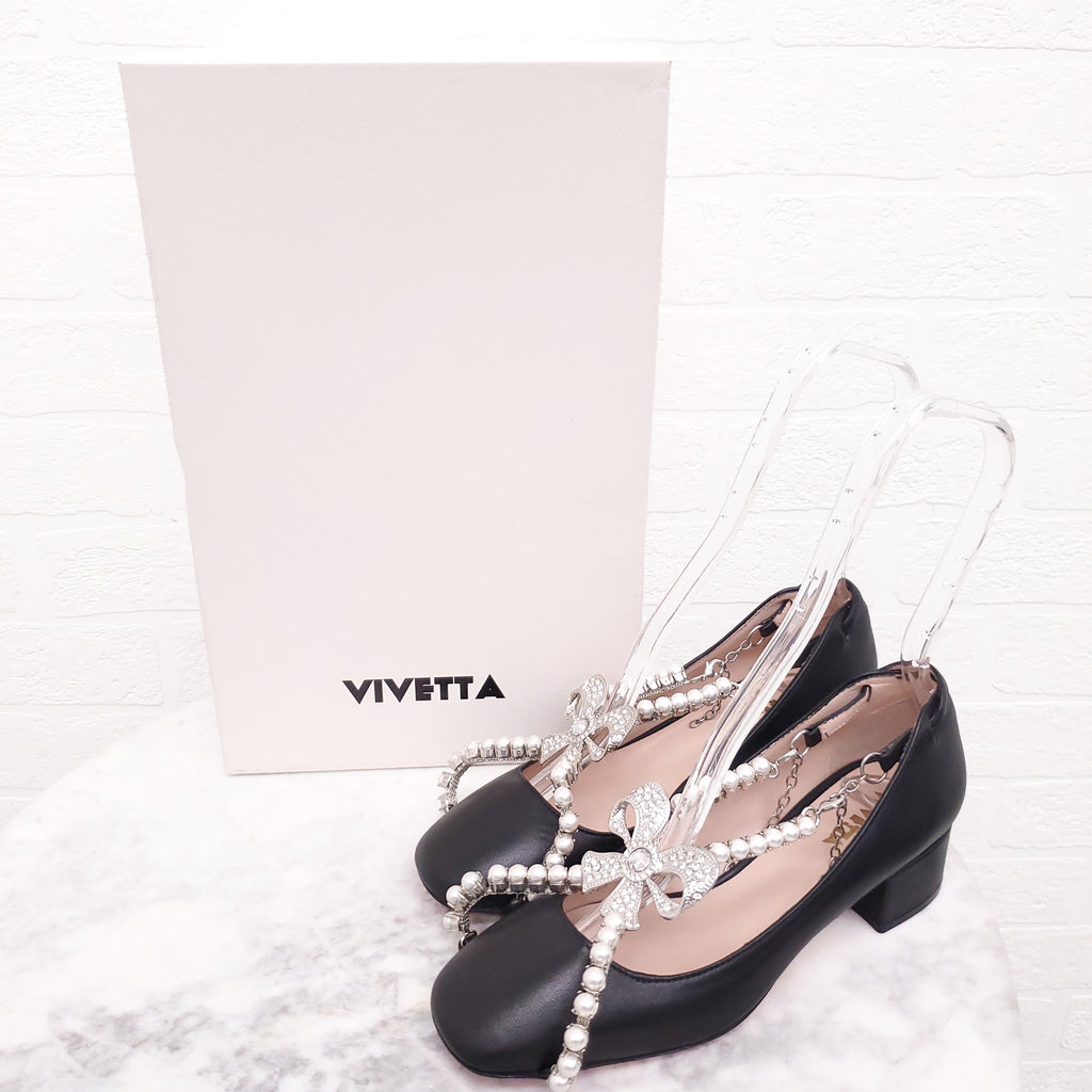 VIVETTA PEARLS MARY JANE PUMP - SIZE 36.5