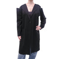 VIVIENNE WESTWOOD BLACK COAT WITH RIPPED SHOULDER DETAIL - SIZE 40
