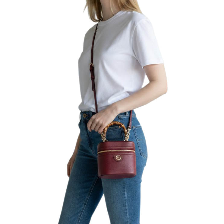 GUCCI MINI BAMBOO TOP HANDLE BAG
