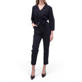 XIRENA BLACK JUMPSUIT WITH BELT - SIZE S