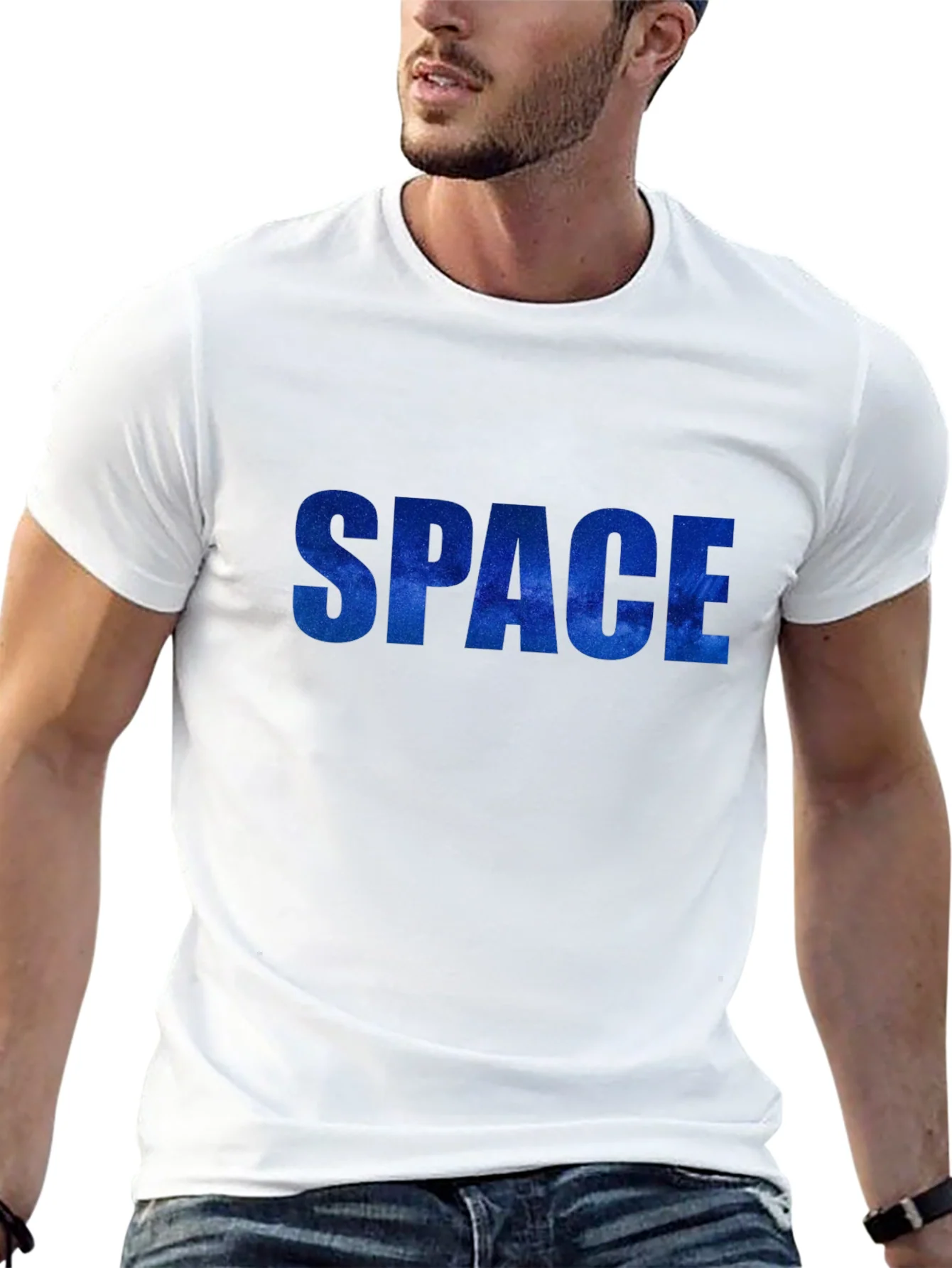 Space Galaxy T-Shirt - Cosmic Print Tee
