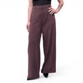 ZIMMERMANN BURGUNDY POLKA DOT PANTS - SIZE 1 (US 6)