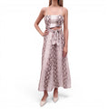 ZIMMERMANN SNAKESKIN EFFECT CUTOUT DRESS - SIZE 1 (US 6)