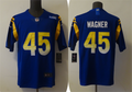 Men's Los Angeles Rams Bobby Wagner #45 Blue Game Jersey1