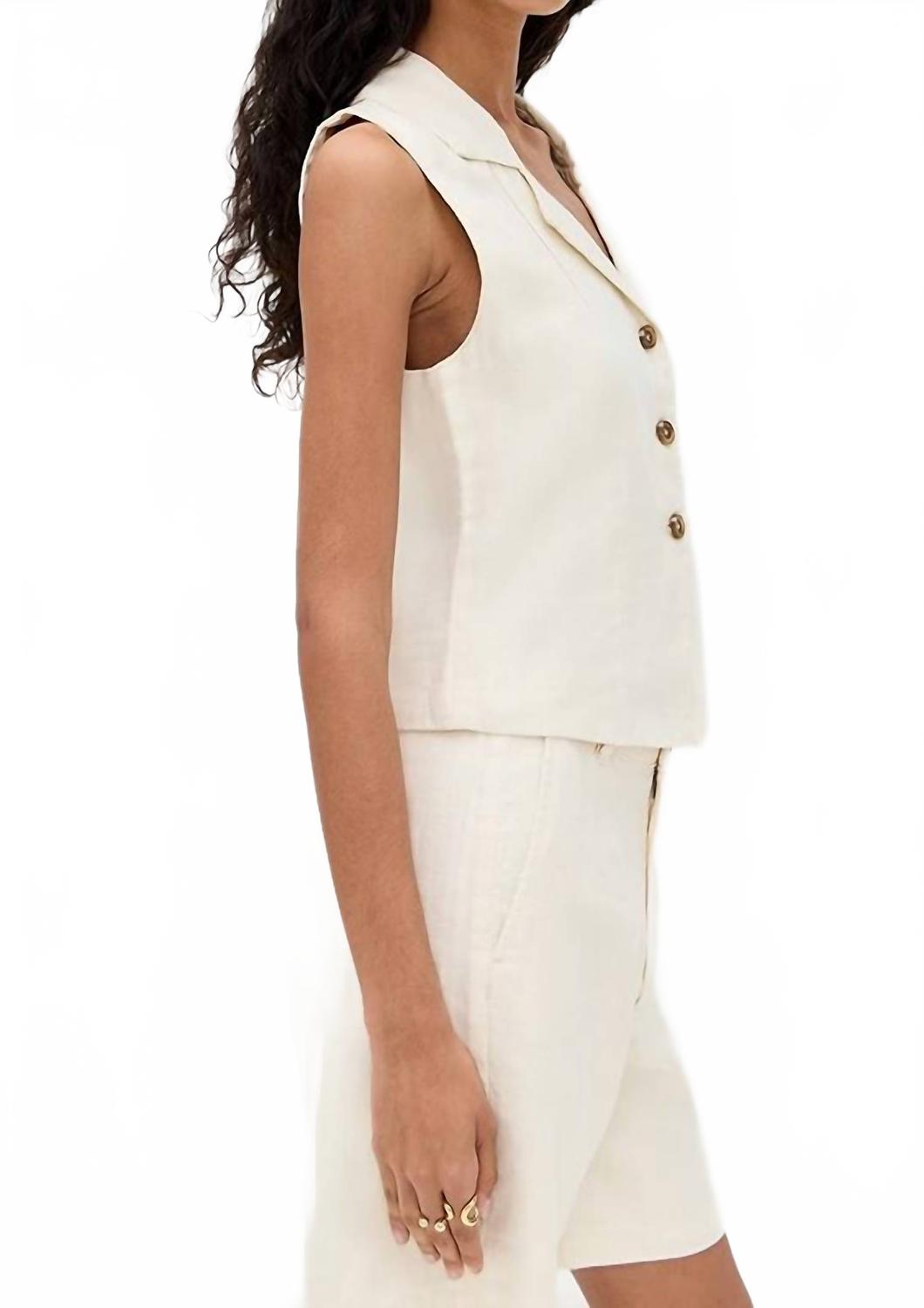 Neev Top In Flax
