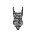 Versace All-Over Logo One-Piece Swimsuit Women