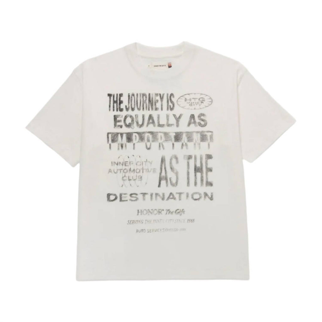 Travelled Journey Tee In White